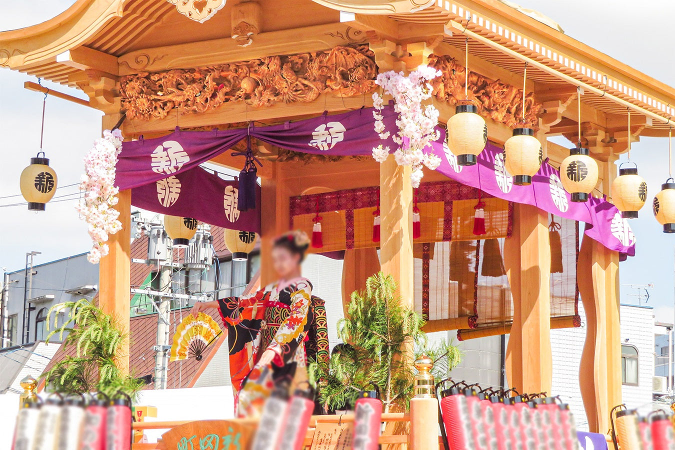 屋台欄間〈ながの祇園祭〉