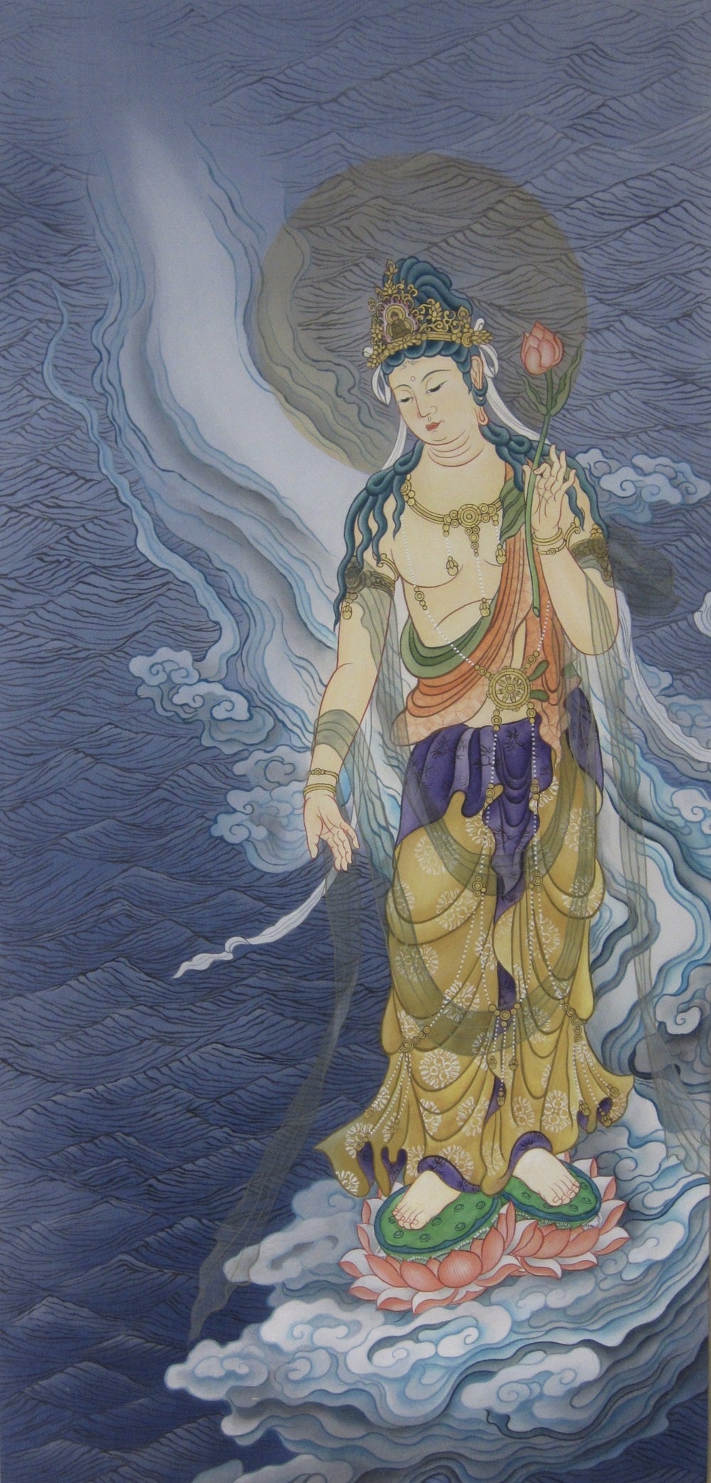 雲上観音画